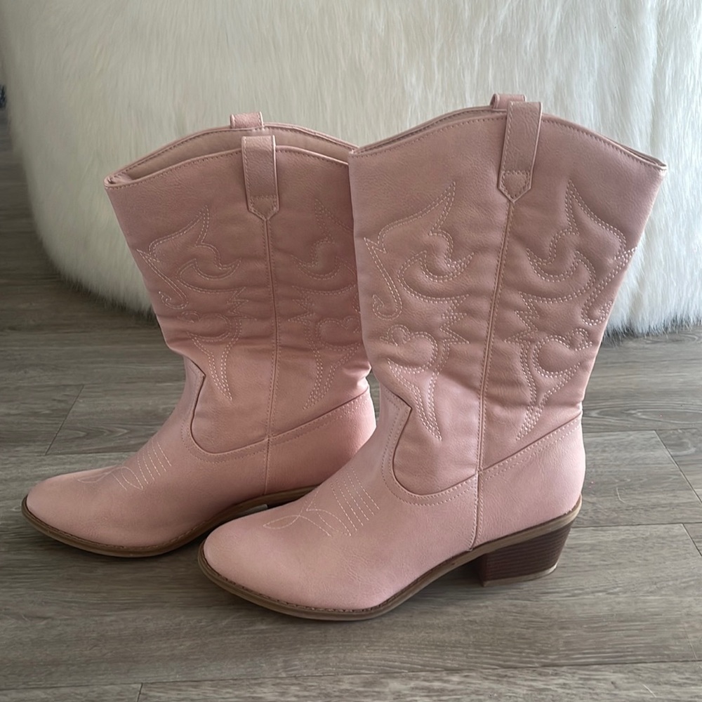 Pink Cowgirl Boots